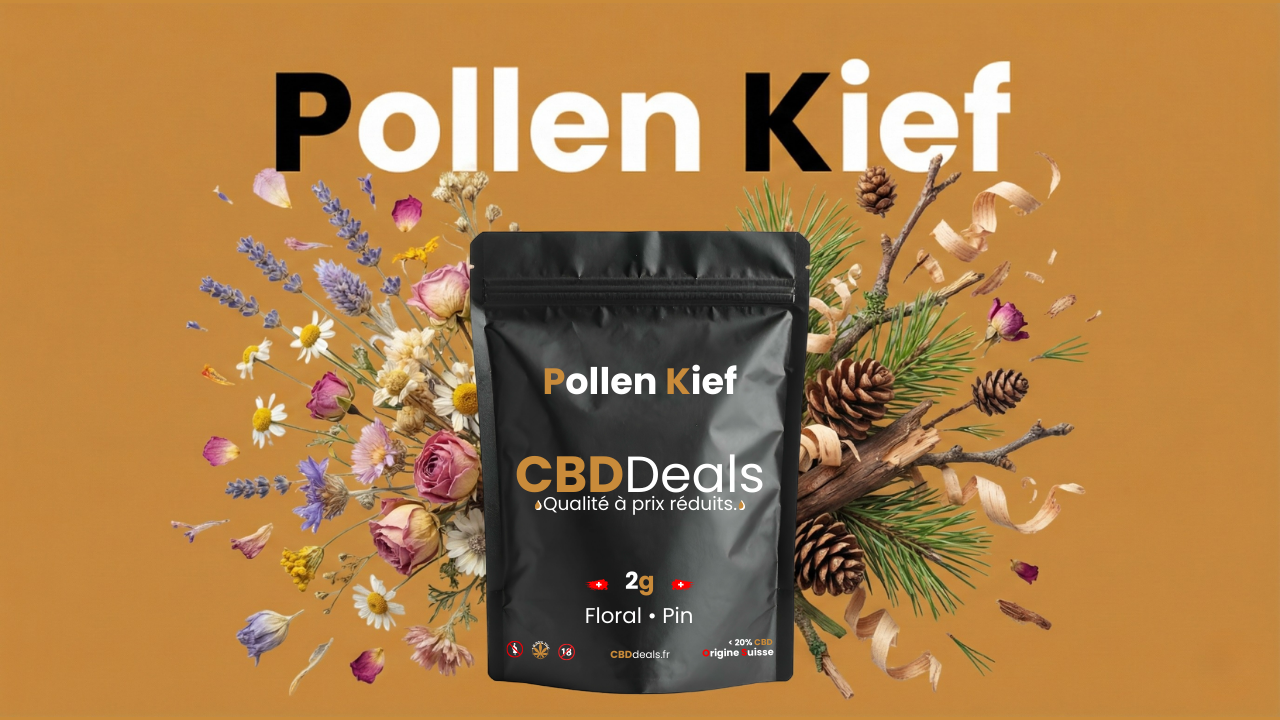 pollen kief résine cbd
