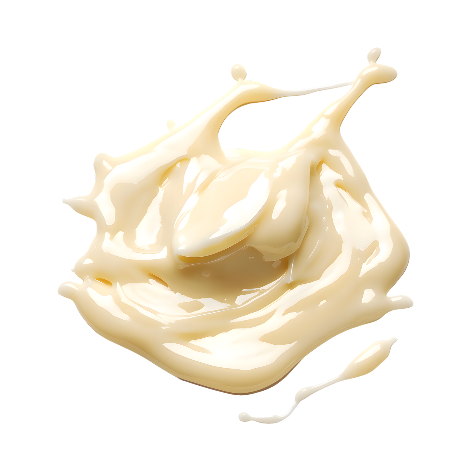 Coulée touche crème sucrée