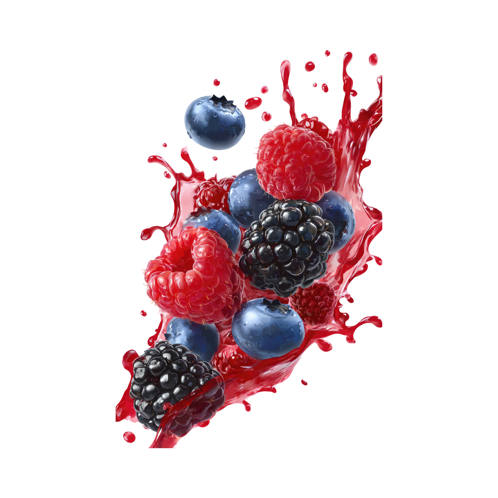 splash fruité rouge